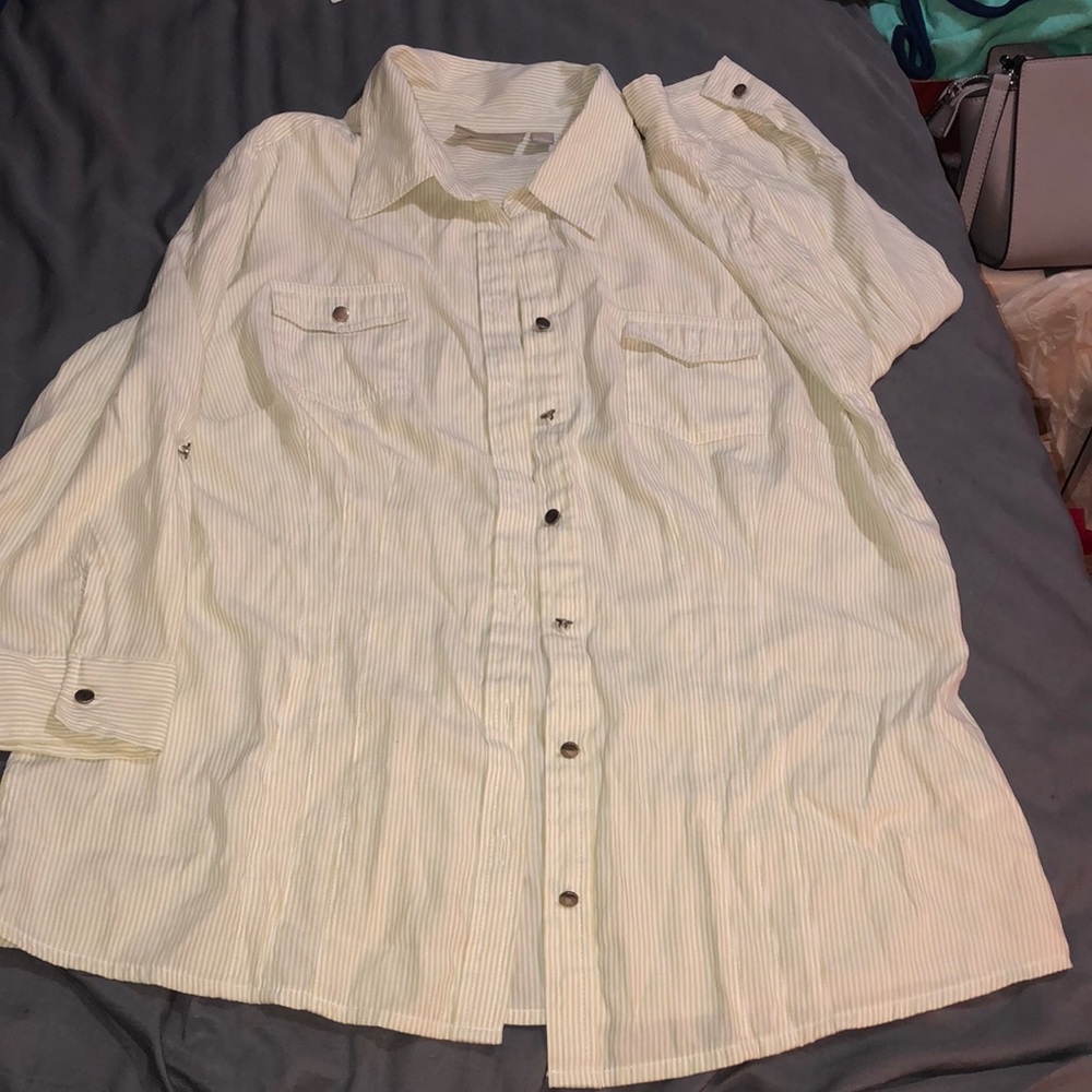 Croft&barrow button up blouse